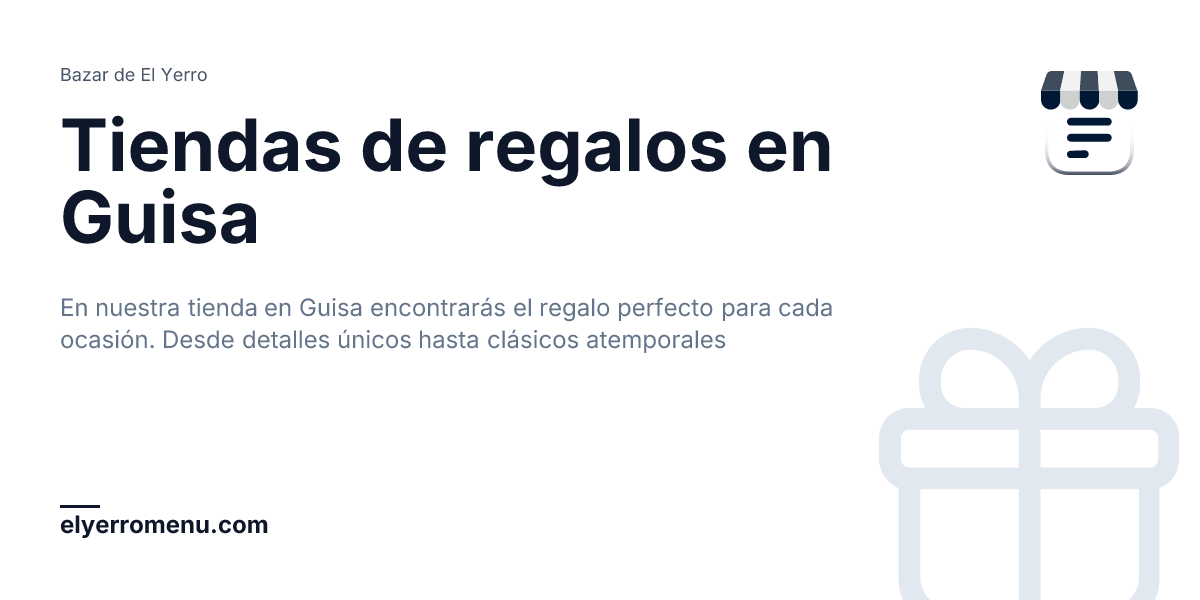 Tiendas de regalos en Guisa, Granma, Cuba | Bazar de El Yerro